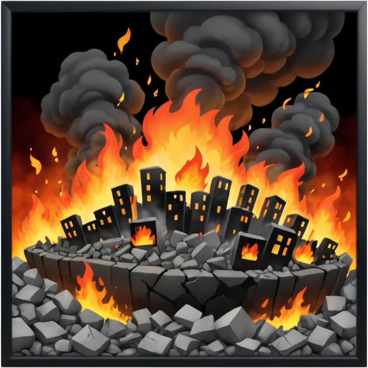 World being destroyed emoji