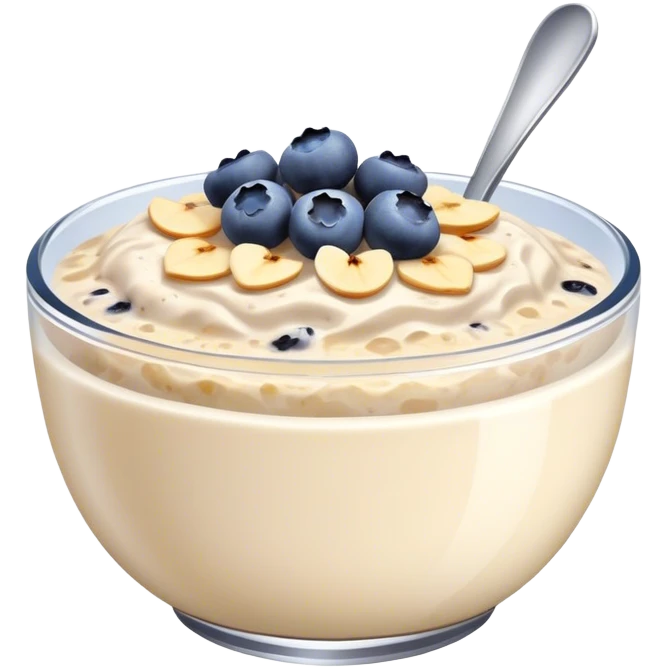 Avena de noche boul emoji
