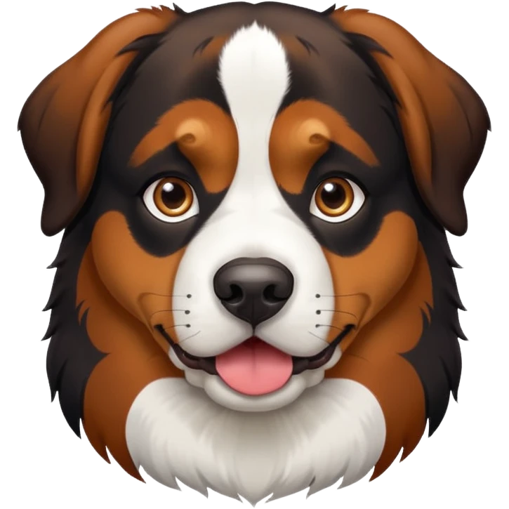 Swiss mountain dog emoji