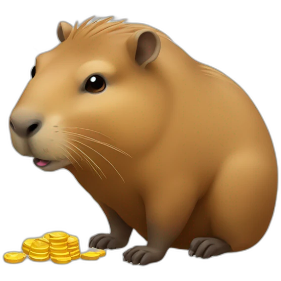 capybara gambling emoji