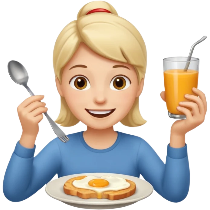 eat breakfast emoji