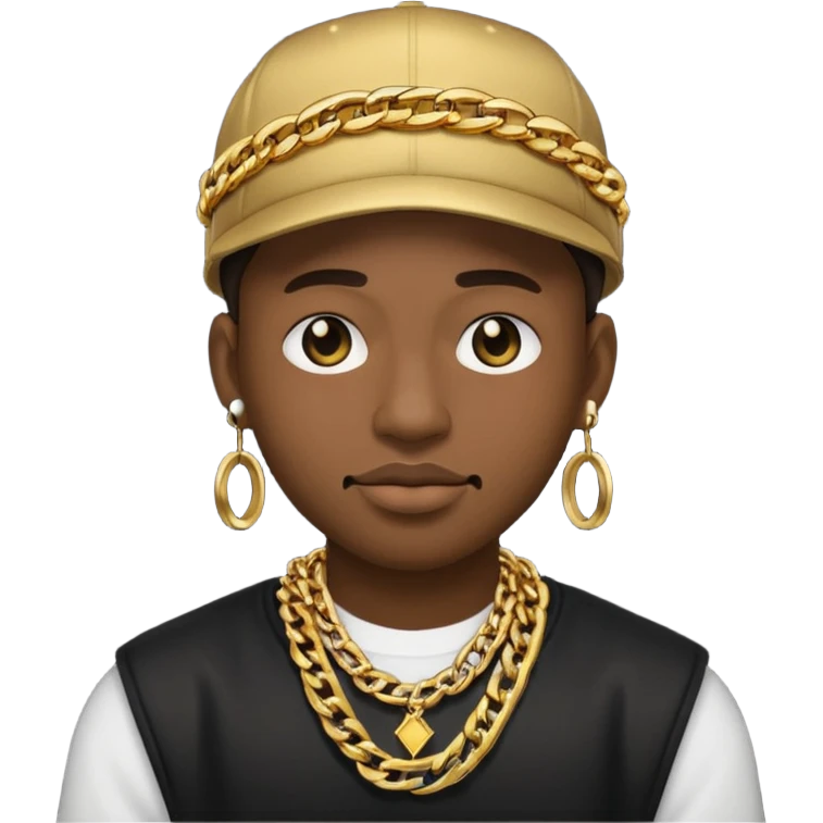 I'm just want a emojii like rapper only face emoji