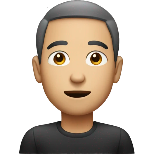 person in a split with hands up giving side eye  emoji