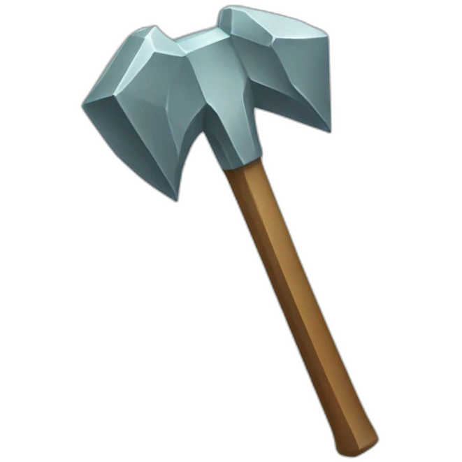 Diamond-pickaxe emoji