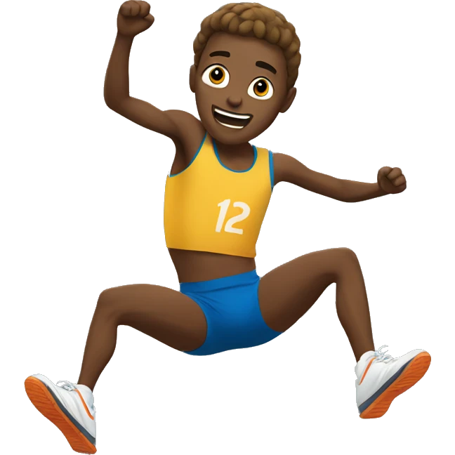 long jump emoji