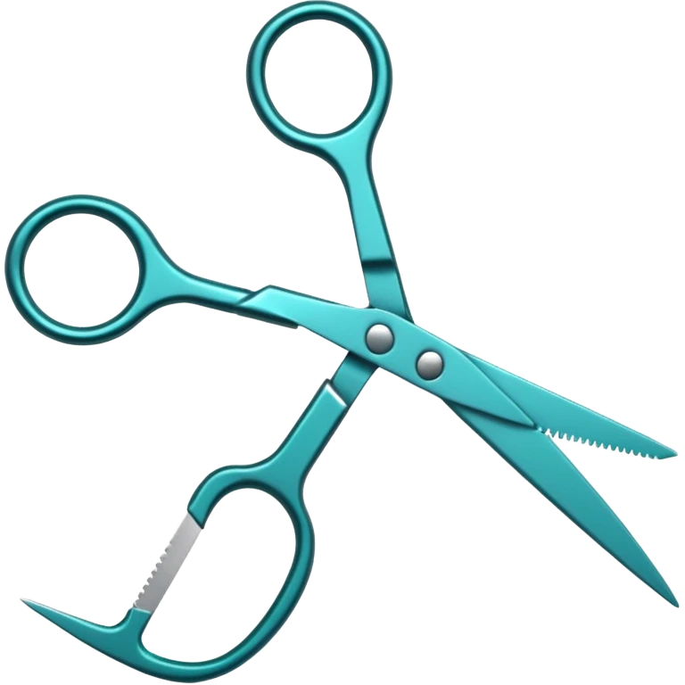 scissors teal  emoji