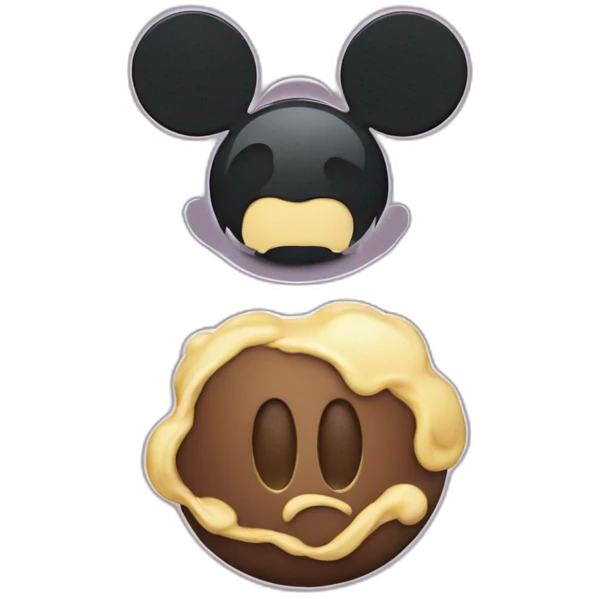 Mickey Mousse in an anime form emoji