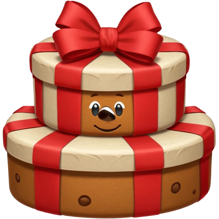 dookie with a bow emoji
