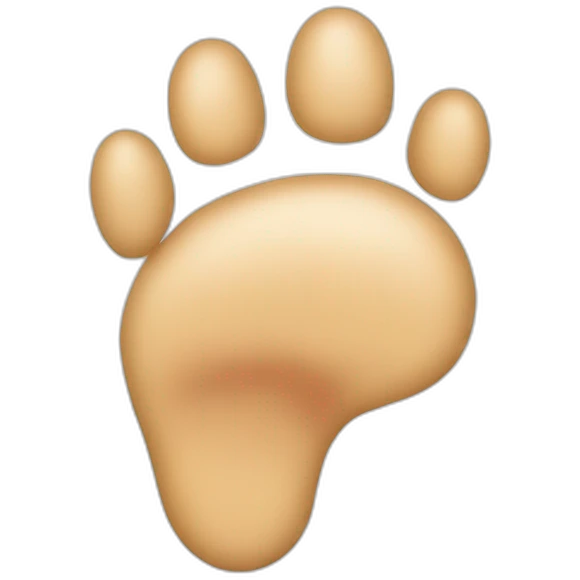 Foot emoji