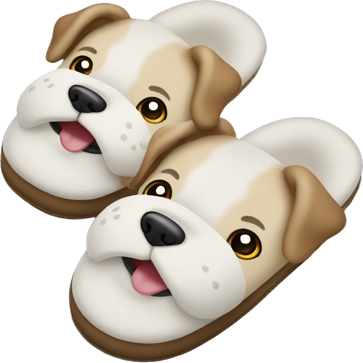 dog slippers ￼ emoji