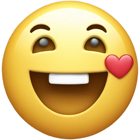 smiling face with heart eyes 3D emoji