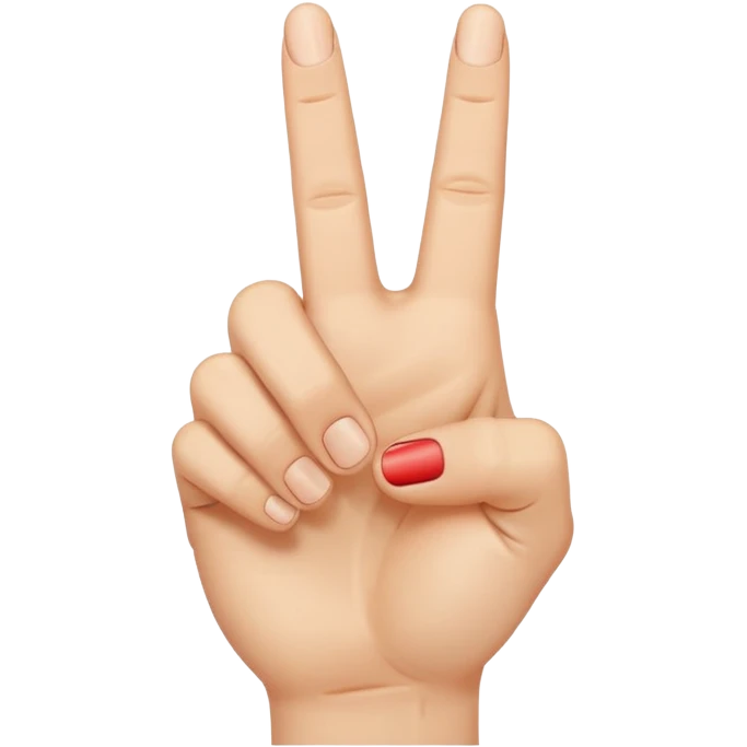 create a hand with middle finger down emoji