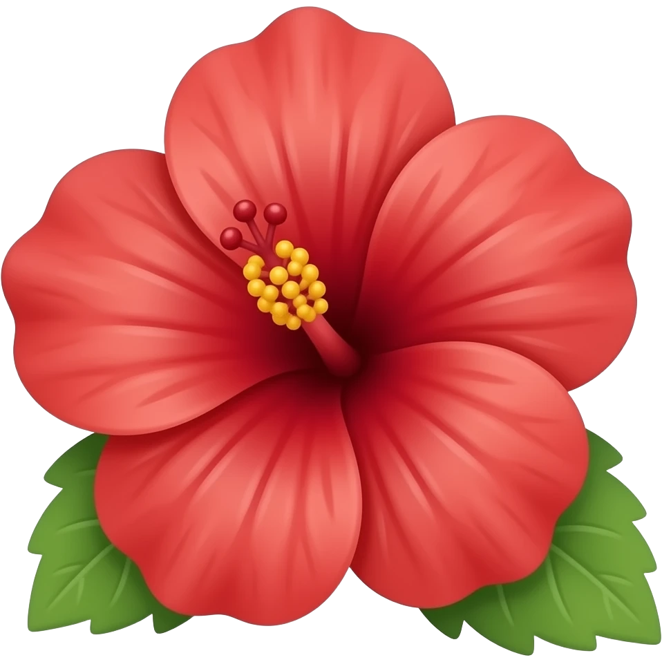 Kawaii la flor de Jamaica emoji
