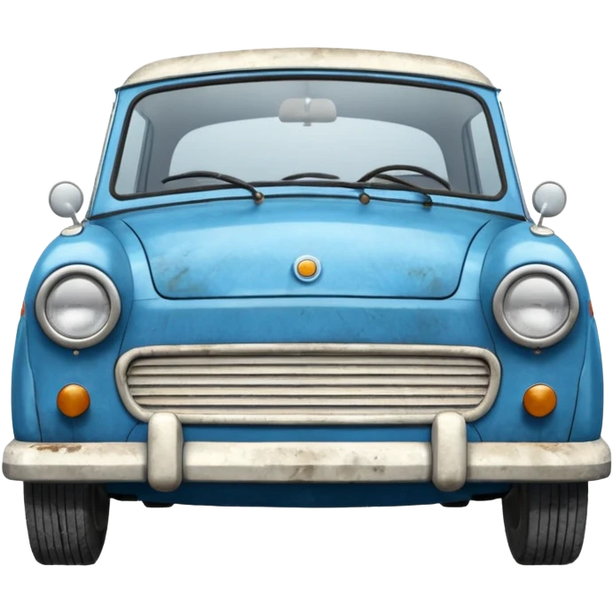 Trabant 601 blau emoji