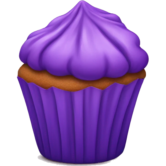 Purple muffin emoji