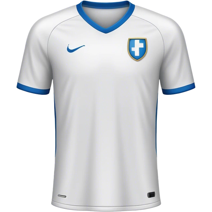 camiseta de futbol color dorsal en blanco emoji
