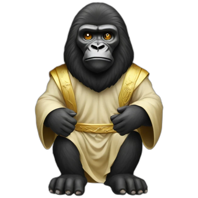 Gorilla Jesus Christ emoji