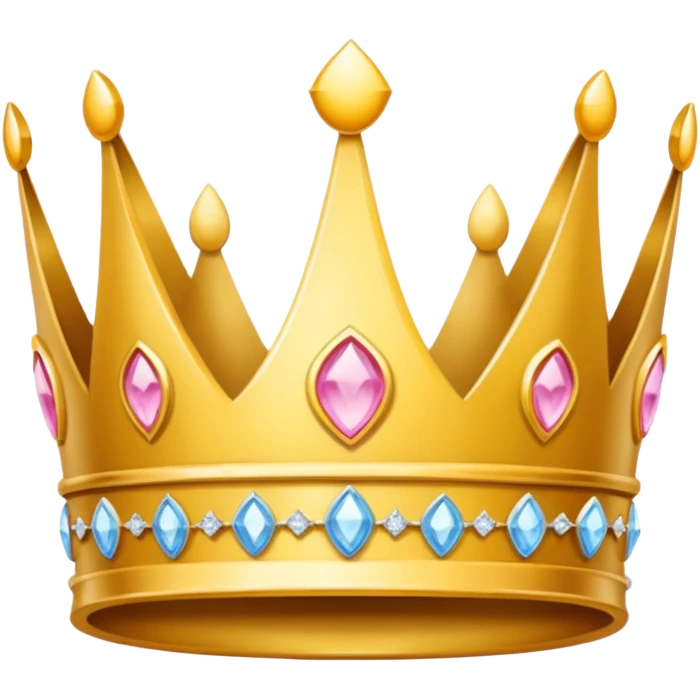 delicate princess crown emoji