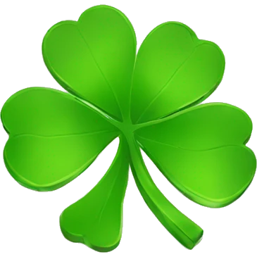 coin with Shamrock emoji