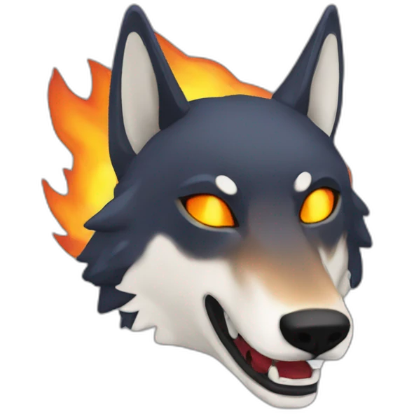 Pyro wolf programmer space emoji