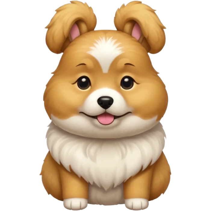 Dog with a bun emoji