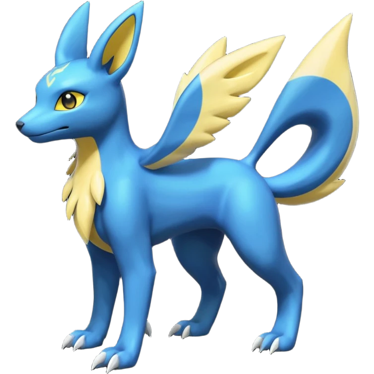 Manectric-Electrike-Lugia-Umbreon-Draco-Fakémon-hybrid-creature (full body), 4 legs emoji