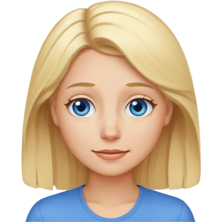I am a women, tired and Happy at the Same time. Blond, petite with blue eyes  emoji