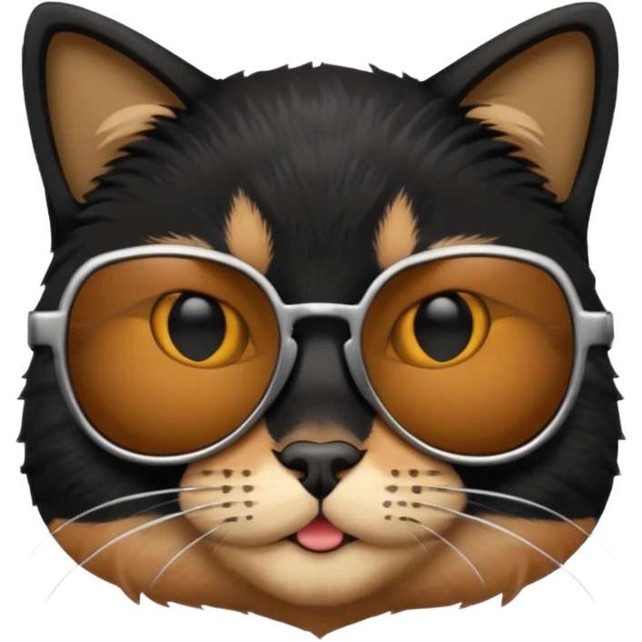 Cat wearing sunglasses emoji