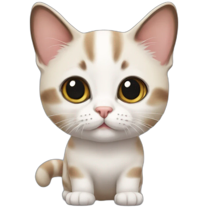 Munchkin cat full-height emoji