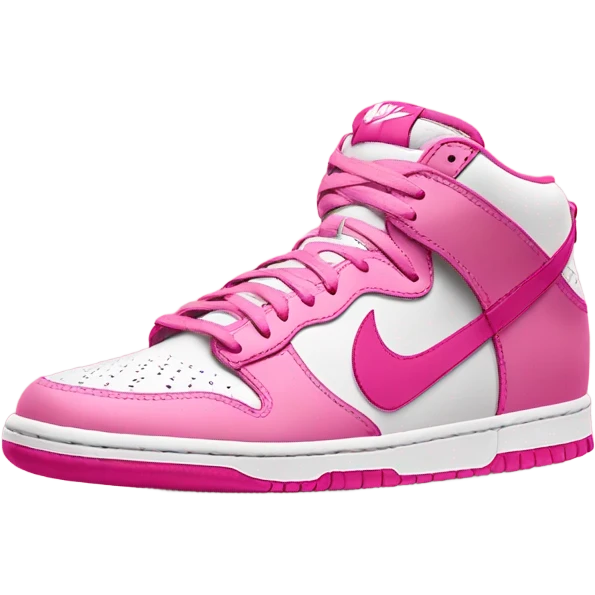 triple pink dunks emoji