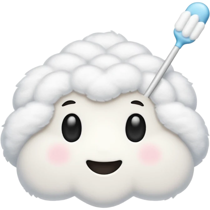 Cotton swab emoji