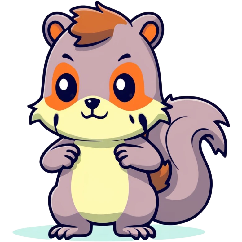 zombie squirrel  emoji