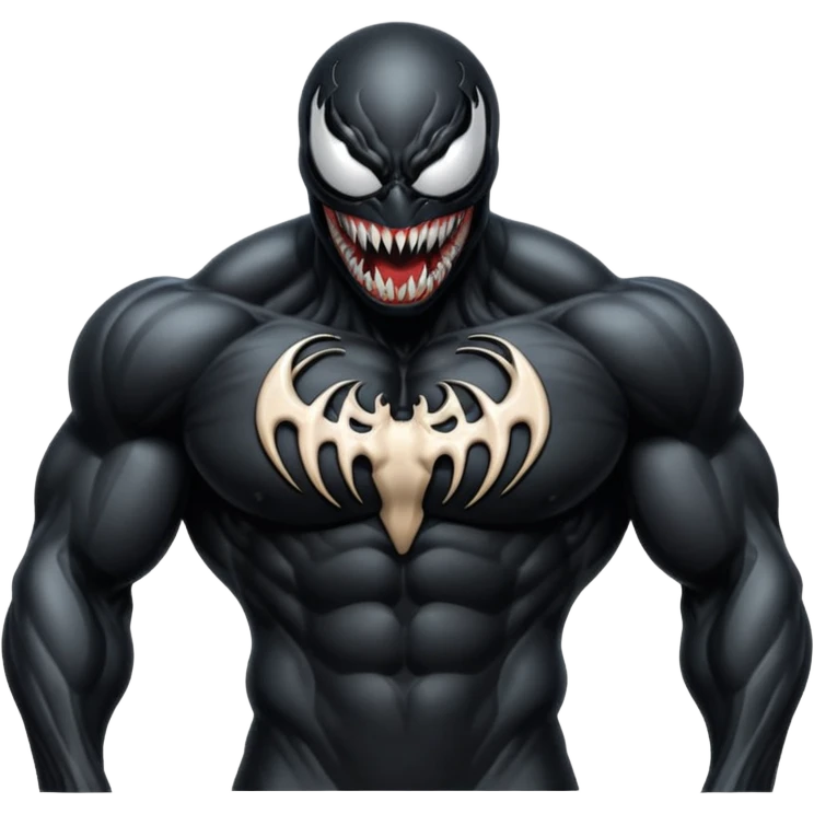 Venom full black emoji