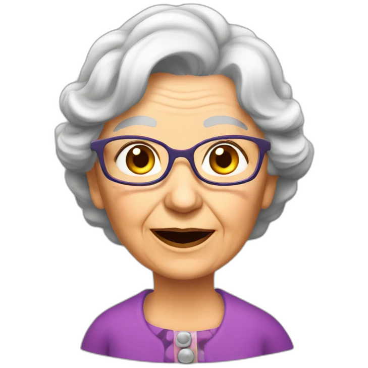 Granny jeux vidéo emoji