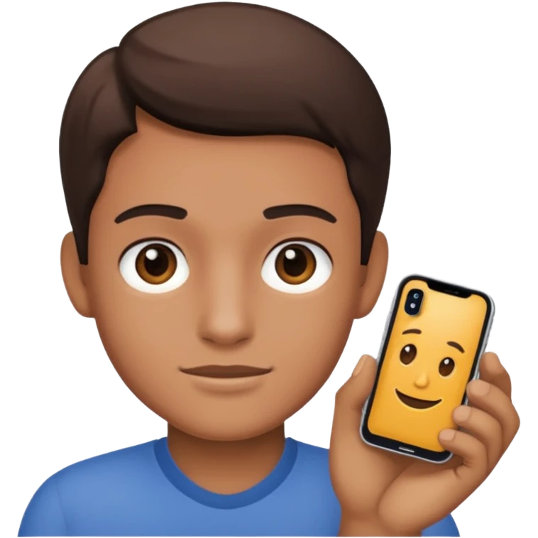 Mason6-7 holding a 41 emoji