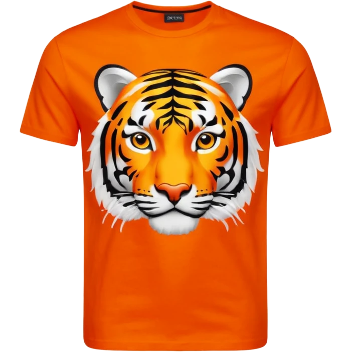 Tiger print realistic detail, Versace Jeans Couture
logo-print T-shirt emoji