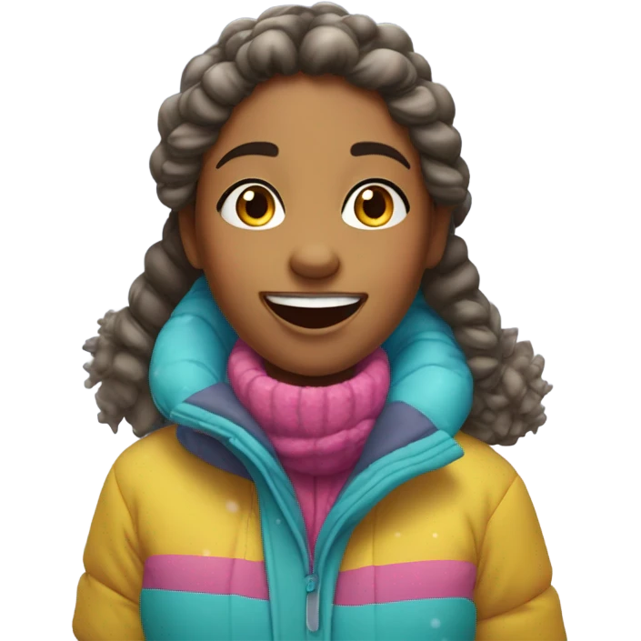 GIRL on Snow  emoji
