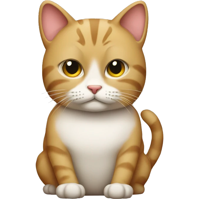 Thinking cat emoji