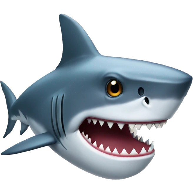 Shark with top hat emoji