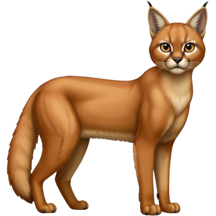 Caracal, full body emoji