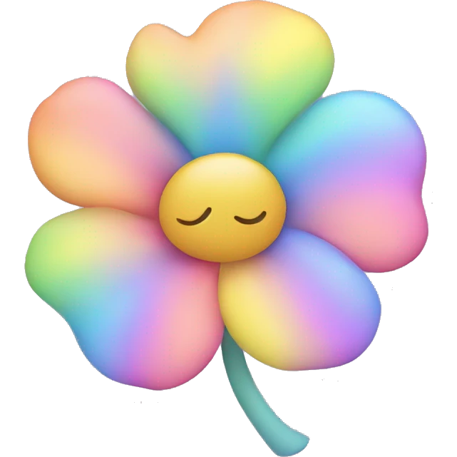 flower rainbow pastel emoji