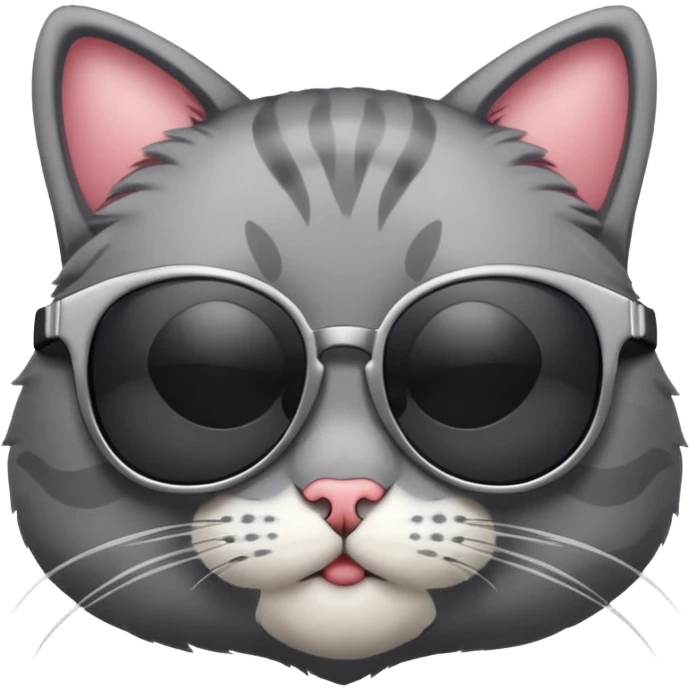 Cat wearing sunglasses emoji