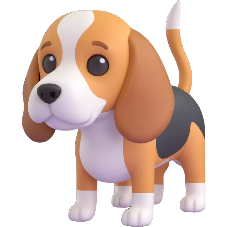 a beagle dog emoji