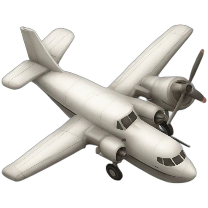 old turbine airplane emoji