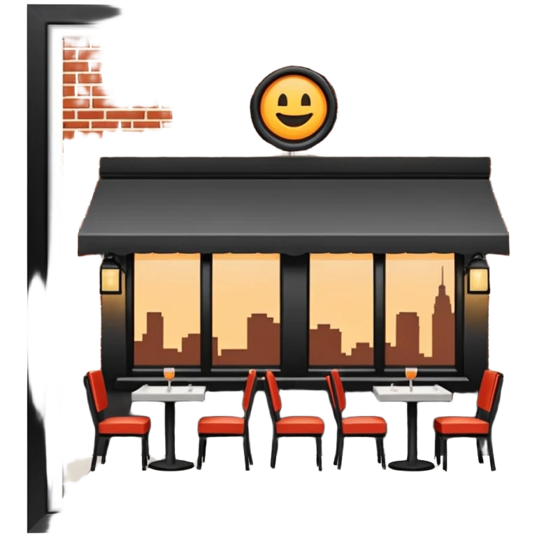restaurant por fuera emoji