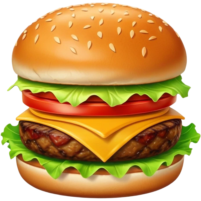 Burger green  emoji