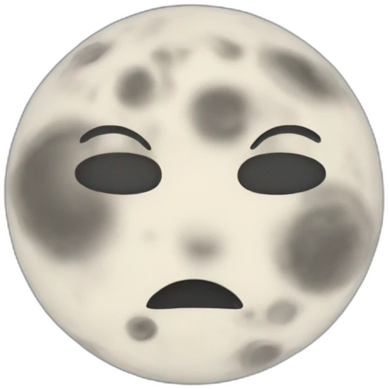 Moon emoji