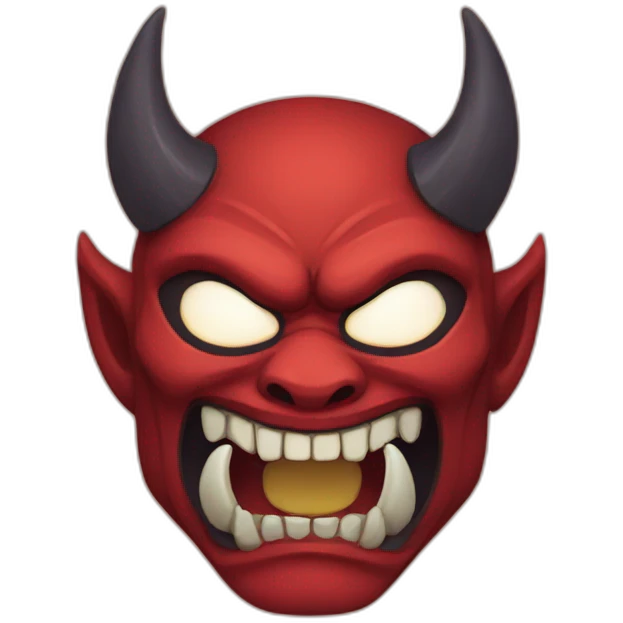 demon oni mask emoji