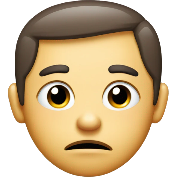 Smirky face emoji with pouty lips emoji
