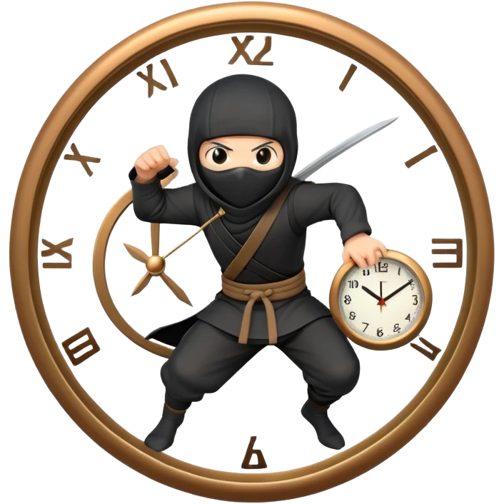 🩵💚🧡🥷🕰️🔄 emoji